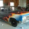 Mike's flaming '64 Chevy Rat Rod